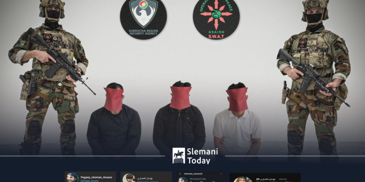 Kurdistan Asayish Arrests Three Suspected ISIS Members Over Alleged Online Recruitment Campaign