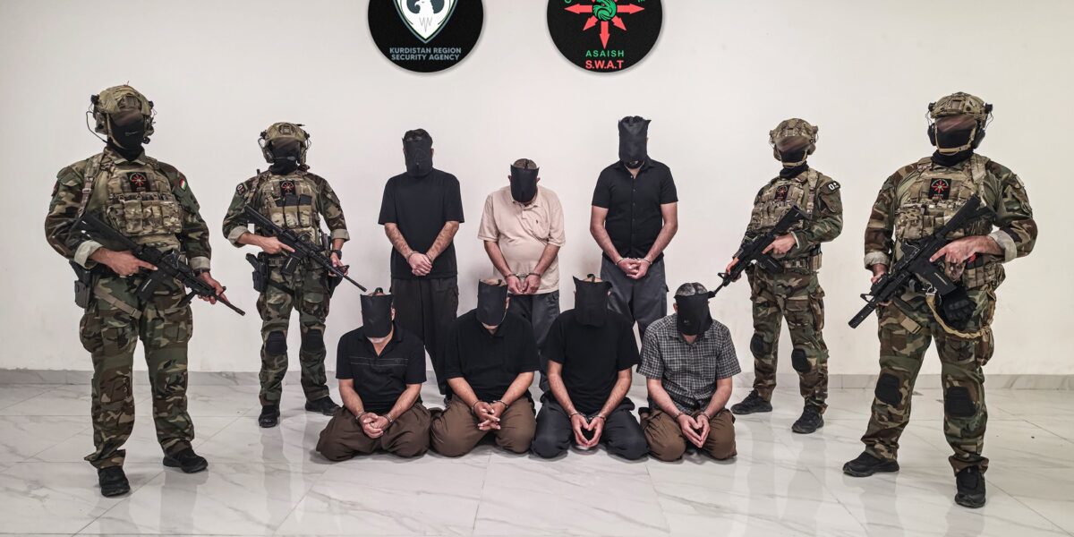 Kurdistan Security Agency Arrests Seven Former ISIS Members in Slemani